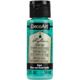 DecoArt Stylin' Flexible Fashion Paint - Aqua