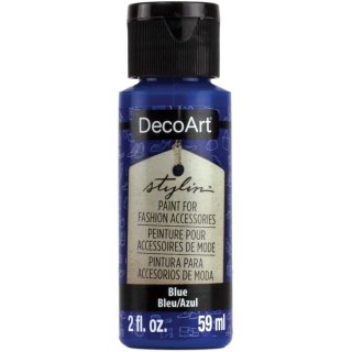 DecoArt Stylin' Flexible Fashion Paint - Blue