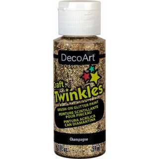DecoArt Craft Twinkles Glitter Paint - Champagne