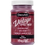 DecoArt Vintage Effect Wash 8oz - Berry