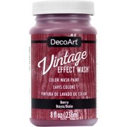 DecoArt Vintage Effect Wash 8oz - Berry