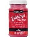 DecoArt Vintage Effect Wash 8oz - Red