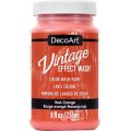 DecoArt Vintage Effect Wash 8oz - Red Orange