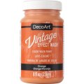 DecoArt Vintage Effect Wash 8oz - Orange