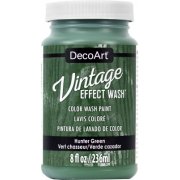 DecoArt Vintage Effect Wash 8oz - Hunter Green