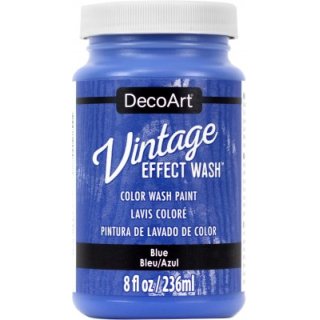 DecoArt Vintage Effect Wash 8oz - Blue