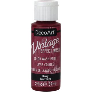 DecoArt Vintage Effect Wash 2oz - Berry