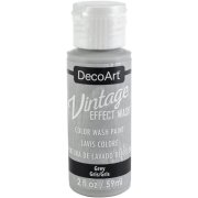 DecoArt Vintage Effect Wash 2oz - Grey