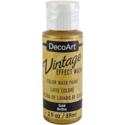 DecoArt Vintage Effect Wash 2oz - Gold