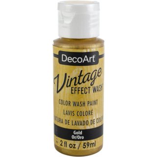 DecoArt Vintage Effect Wash 2oz - Gold