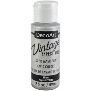 DecoArt Vintage Effect Wash 2oz - Silver