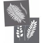 DecoArt Americana Decor 8 x 8 Inches Stencil 2 Pk - Botanical