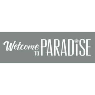 DecoArt Americana Decor 18 x 6 Inches Stencil - Paradise