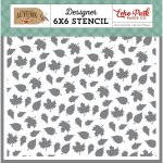 Echo Park Celebrate Autumn 6x6 Inch Stencil - Welcome Fall