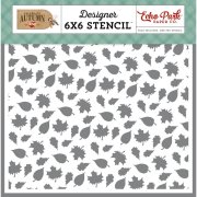 Echo Park Celebrate Autumn 6x6 Inch Stencil - Welcome Fall
