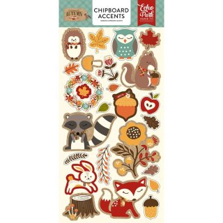 Echo Park Celebrate Autumn - Chipboards