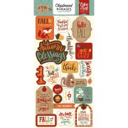 Echo Park Celebrate Autumn - Chipboard Phrases
