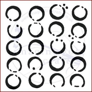 Imagination Crafts Stencil - Broken Circles