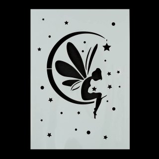 Imagination Crafts A4 Art Stencil - Fairy Star