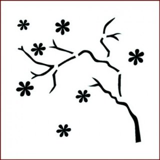 Imagination Crafts Stencil  - Blossom