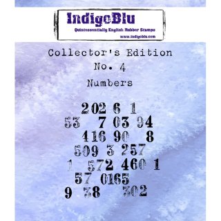 IndigoBlu Collector's Edition Stamp - Number 4 - Numbers