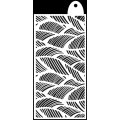 IndigoBlu 6x3 inch Stencil - Feathers