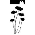 IndigoBlu 6x3 inch Stencil - Daisies