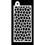 IndigoBlu 6x3 inch Stencil - Mosaic