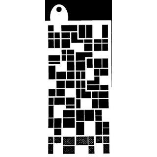 IndigoBlu 6x3 inch Stencil - Squares
