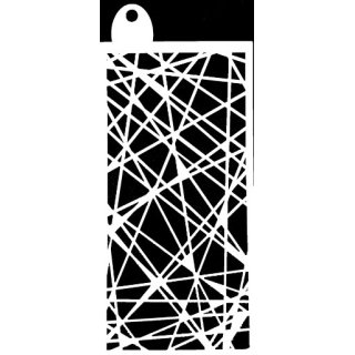 IndigoBlu 6x3 inch Stencil - Wrapped String