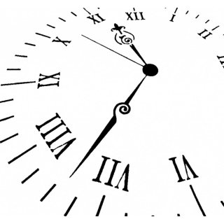 IndigoBlu 6x6 inch Stencil - Clockface