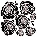 IndigoBlu 6x6 inch Stencil - Roses