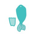 Jane Davenport Clear Stamp & Die Set - Mermaid Tail Swatch