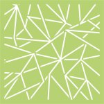 Kaisercraft 6x6 Template - Geo Lines