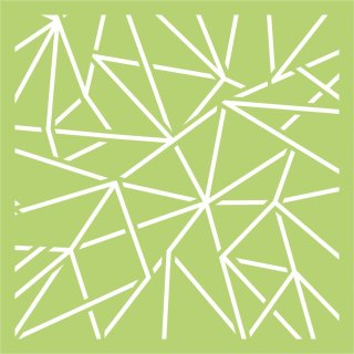Kaisercraft 6x6 Template - Geo Lines