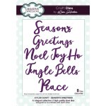 Lisa Horton Craft Dies - Stylish Script Collection - Season's Greetings