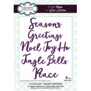 Lisa Horton Craft Dies - Stylish Script Collection - Season's Greetings