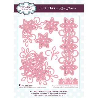 Lisa Horton Craft Dies - Cut & Lift Collection - Star Flower Set