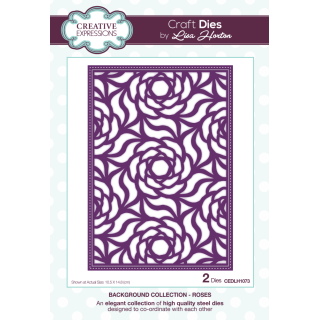 Lisa Horton Craft Dies - Background Collection - Roses