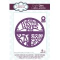 Lisa Horton Craft Dies - Sliced Circles Collection - Winter Wishes