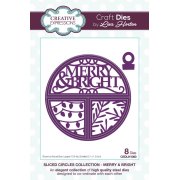 Lisa Horton Craft Dies - Sliced Circles Collection - Merry & Bright