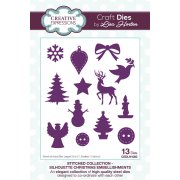 Lisa Horton Craft Dies - Stitched Collection - Silhouette Christmas Embellishments