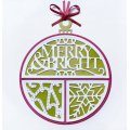 Lisa Horton Craft Dies - Sliced Circles Collection - Merry & Bright