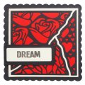 Lisa Horton Craft Dies - Broken Tiles Collection - Hearts & Roses