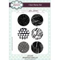 Lisa Horton A5 Clear Stamp Set - Inverted Circles