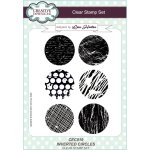 Lisa Horton A5 Clear Stamp Set - Inverted Circles