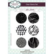 Lisa Horton A5 Clear Stamp Set - Inverted Circles