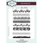 Lisa Horton A5 Clear Stamp Set - Creative Borders