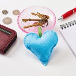 Heart Keyring Craft Kit