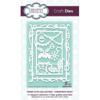 Paper Cuts Christmas Dies - Christmas Feast